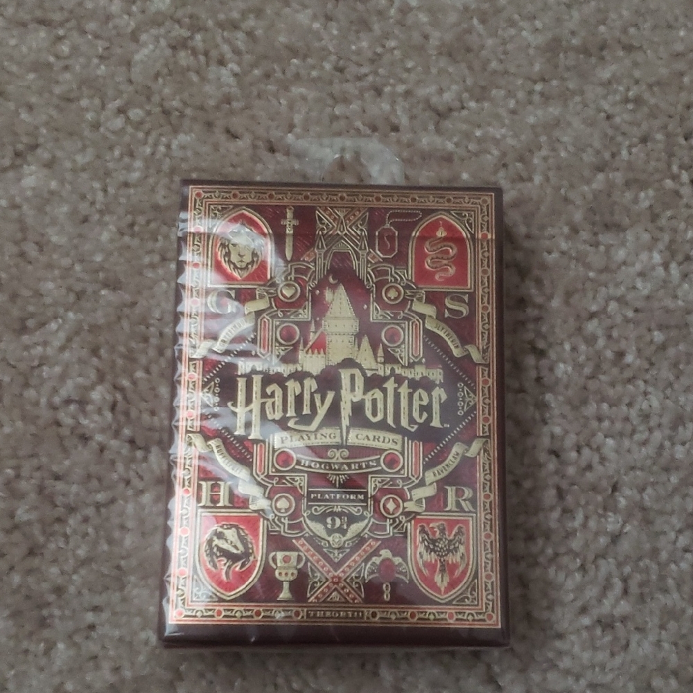 Warner Bros. Red and Gold Themed Playing Cards